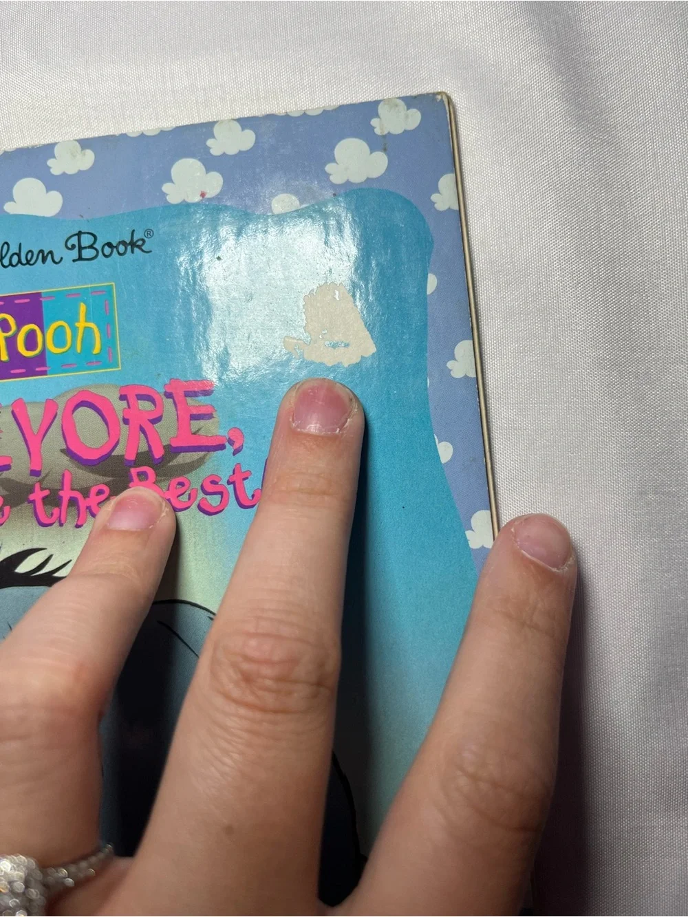 Vintage 1996 Disney Winnie the Pooh Eeyore You’re The Best HC Little Golden Book